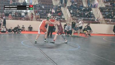 135_B lbs Final - Aiden Rafferty, Brookville vs Bryce Lorenzo, Belle Vernon