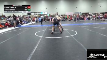 165 lbs Champ. Round 1 - Noah Jewell, Kansas City WC vs Evan Johnson, Thunderbird