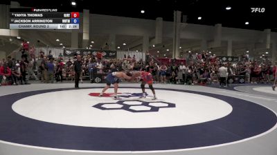 70 lbs Champ. Round 3 - Yahya Thomas, New Jersey RTC/ Titan Mercury Wrestling Club (TMWC) vs Jackson Arrington, Wolfpack WC/ Titan Mercury Wrestling Club (TMWC)
