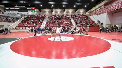 HS 120 lbs Cons. Round 3 - Haylie Miller, HARRAH vs Mylah Ballard, Canyon West Plains