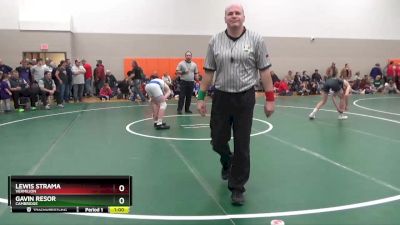 132 lbs Cons. Round 2 - Lewis Strama, Vermilion vs Gavin Resor, Cambridge