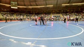 60 lbs Round Of 32 - Rhett Mudgett, Choctaw Ironman Youth Wrestling vs Brock Emery, Sperry Wrestling Club