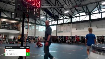 119-122 lbs Semifinal - Dylan McGrew, Normal West vs Riddick Cook, PSF Wrestling Academy