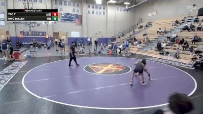 110 lbs Round 3 (8 Team) - NWC Miller, Nolensville Wrestling Club vs Teo T, AAWC