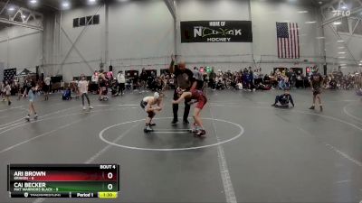 60 lbs Placement (4 Team) - Ari Brown, Kraken vs Cai Becker, Mat Warriors Black