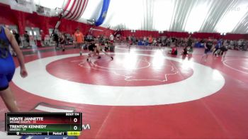 96-96 lbs Round 1 - Monte Jannette, WCAABE Knights vs Trenton Kennedy, Geneseo