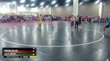 120 lbs Round 2 (10 Team) - Gavin Medina, Naples Wrestling Club vs Trevor Wilcox, Genoa Wrestling Club