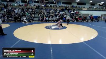 175 lbs Semifinal - Drake Petersen, St. Croix Falls vs Andrew Thompson, Baldwin-Woodville