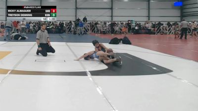 88 lbs Round 2 - 10:30am Friday - Ricky Almaguer, Cali Red vs Treyson Denning, NCWAY National Team