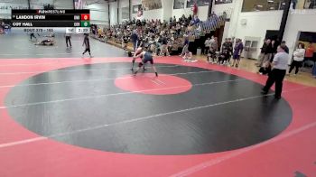 165 lbs Cons. Round 2 - Landon Irvin, Ohio Northern vs Coy Hall, Cornerstone