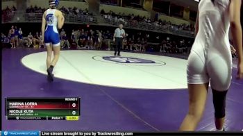 110 lbs Round 1 (8 Team) - Marina Loera, Garden City HS vs Nicole Kuta, Lincoln East Girls