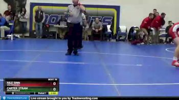 138 lbs Quarterfinal - Nile Sinn, Williamsburg vs Carter Straw, Independence