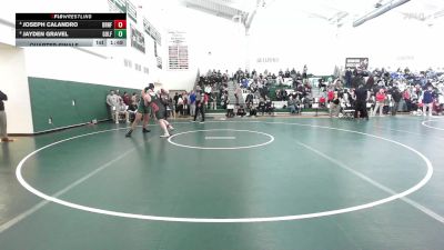 285 lbs Quarterfinal - Joseph Calandro, Branford vs Jayden Gravel, Guilford