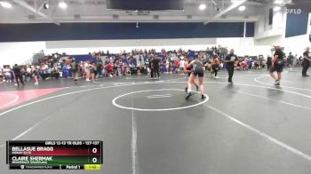 127-137 lbs Round 2 - Bellasue Bragg, Poway Elite vs Claire Shermak, Reverence Grappling