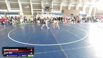 138 lbs Cons. Round 1 - Nicholas Baxter, CA vs Gage Bird, UT