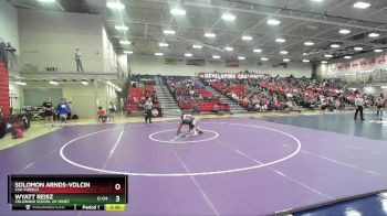 174 lbs Quarterfinal - Wyatt Reisz, Colorado School Of Mines vs Solomon Arnds-Volcin, CSU-Pueblo