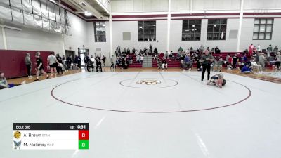 106 lbs Consi Of 8 #1 - Aidan Brown, St. Anthony's vs Matthew Maloney, The Marist School