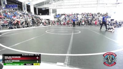 73-76 lbs Round 2 - Nolan McKinzie, Mill Valley vs Lukas Wenger, Trailblazer