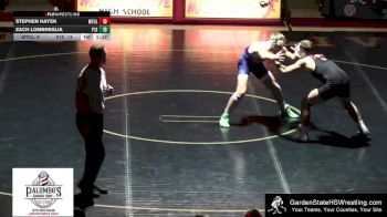 175 lbs Stephen Hayek, Mt. Olive vs Zach Lombreglia, Pope John Xxiii