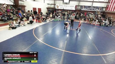 75+ Quarterfinal - Camden Towler, Stallions Wrestling Club vs Hudson Howlett, JWC