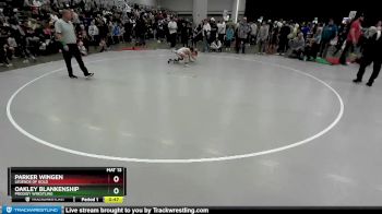 80 lbs Cons. Round 3 - Oakley Blankenship, Prodigy Wrestling vs Parker Wingen, Legends Of Gold