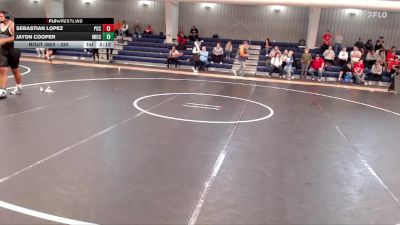 285 lbs Semifinal - Jaydn Cooper, Iowa Western Community College vs Sebastian Lopez, Pratt Community College