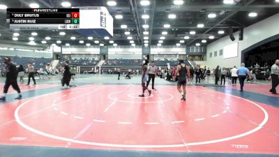 133 lbs Quarterfinal - Justin Ruiz, Life University vs Duly Brutus, Keiser University
