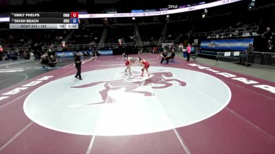 120 lbs Cons. Round 3 - Tayah Beach, SVEC vs Emily Phelps, Chenango Forks
