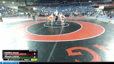 190 lbs Round 5 - Forrest Dolan, Franklin Pierce Cardinal Wrestling Club vs Zennon Cortes, Cashmere Wrestling Club