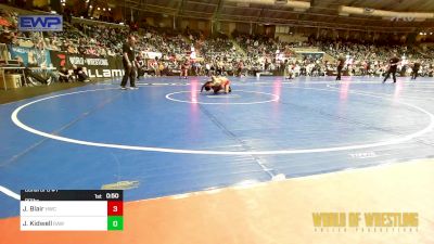 80 lbs Consi Of 8 #1 - Jack Blair, Hawks WC Lincoln vs Jonathan Kidwell, RAW Wrestling Club