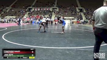 182 lbs Quarterfinal - TyAnthony Dailey, Escambia County vs Jake Dean, Montgomery Catholic Prep School