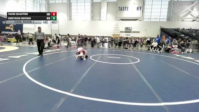 126 lbs Cons. Round 4 - Tavin Shaffer, Superior Wrestling Academy vs Greyson Brown, Revolution Elite Wrestling