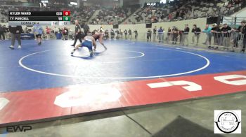 128 lbs Consi Of 4 - Kyler Ward, Cushing vs Ty Purcell, Vinita