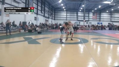 125 lbs Champ. Round 3 - Clayton Chapman, Boone RTC vs Devin Hord, Darkhorse Wrestling