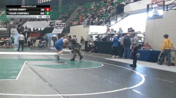 5A 285 lbs Quarterfinal - Caleb Campbell, Arab vs Jayden Embry, Lincoln