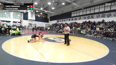 120 lbs Cons. Round 2 - Sofia Fernandez, Camarillo vs Aaliyah Nunez, Sonora