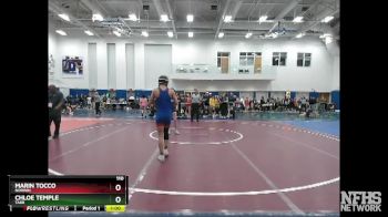 110 lbs Cons. Round 3 - Chloe Temple, Tabb vs Marin Tocco, Norwin