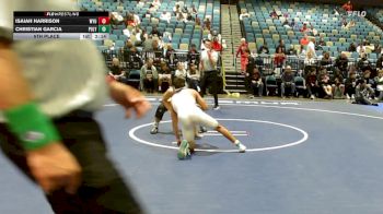 125 lbs 5th Place - Isaiah Harrison, Wyoming vs Christian Garcia, Cal Poly