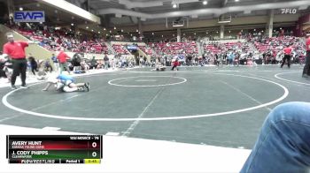 79 lbs Cons. Round 2 - J. Cody Phipps, Clearwater vs Avery Hunt, Kansas Young Guns