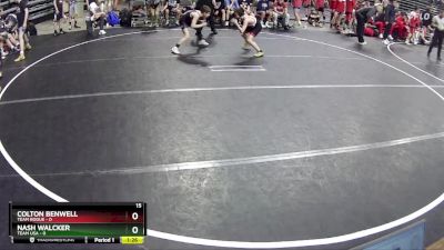 75 lbs Round 4 (6 Team) - Colton Benwell, Team Rogue vs Nash Walcker, Team USA