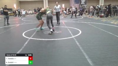 130 lbs Consi Of 16 #2 - Tyler Tonella, Bay Area Dragons vs Ayden Dudoit, Ainapaa Wrestling Team