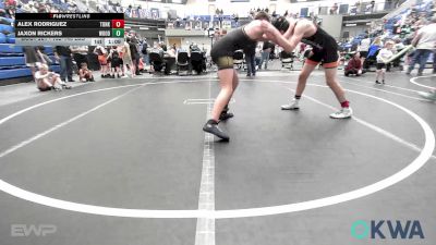 132-140 lbs Rr Rnd 4 - Alex Rodriguez, Tonkawa Takedown Club vs Jaxon Rickers, Woodward Youth Wrestling