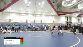 109 lbs Cons. Round 8 - Grant Holloway, Rochester vs Daniel Brown Jr., Howe Wrestling School