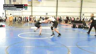 182 lbs Consi Of 32 #1 - Gage Robinson, WY vs William Schindele, CA