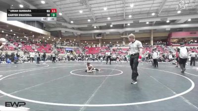 61 lbs Champ. Round 1 - Uriah Guebara, Maize vs Karter Swatzell, Fremont