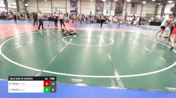 132 lbs Rr Rnd 1 - Seth Miller, Team Nauman Black vs Justin Mullis, Journeymen Wrestling Black