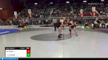 4A-182 lbs Cons. Round 1 - Cohen Granzer, Campbell County vs Maggie Smith, Rock Springs