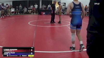 114 lbs Quarters & 1st Wb (16 Team) - Isaiah Archuleta, Colorado Blue vs Abrum Swathwood, Indiana