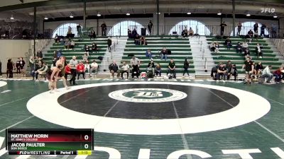 126 lbs Cons. Round 4 - Matthew Morin, St. John`s College vs Jacob Paulter, Don Bosco