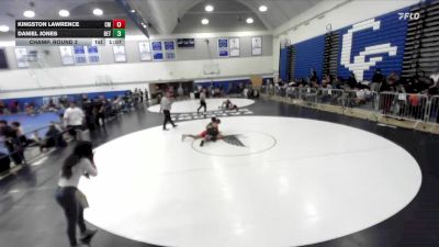 165 lbs Champ. Round 2 - Daniel Jones, Manhattan Beach vs Kingston Lawrence, Costa Mesa